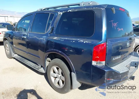 2008 Nissan Armada Se from USA, damaged, VIN 5N1AA08D88N610165